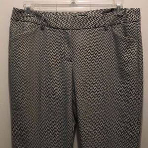 NWT Express Editor Barely Boot Chevron Dress Pants